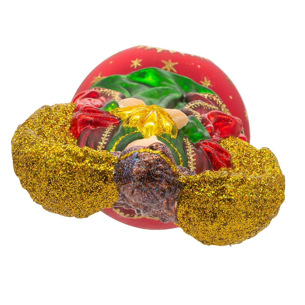 Kurt Adler 15.75-Inch Finial Angel Treetop With Reflector