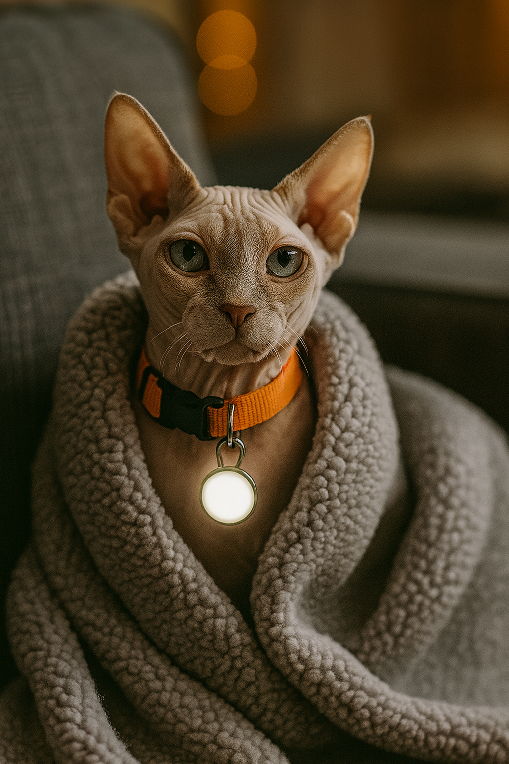 Parisian Pet Nylon Collar-Orange