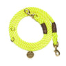 Neon Yellow Rope Dog Leash by Found My Animal | Bolt Snaps, Adjustable