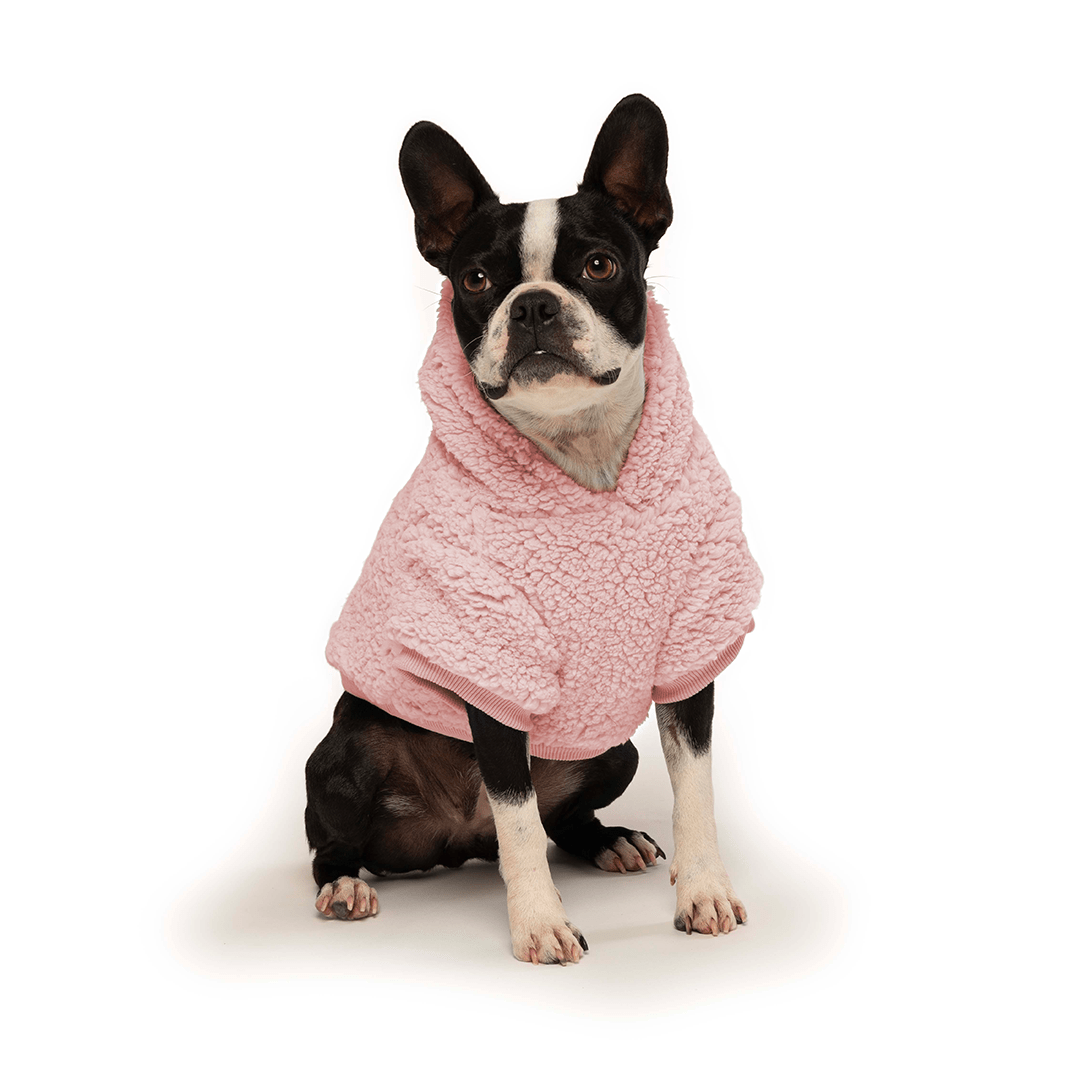 Blush Pink Sherpa Hoodie 