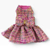 Heads or Tails Pup The Paris Multi Tweed Couture Dog Dress
