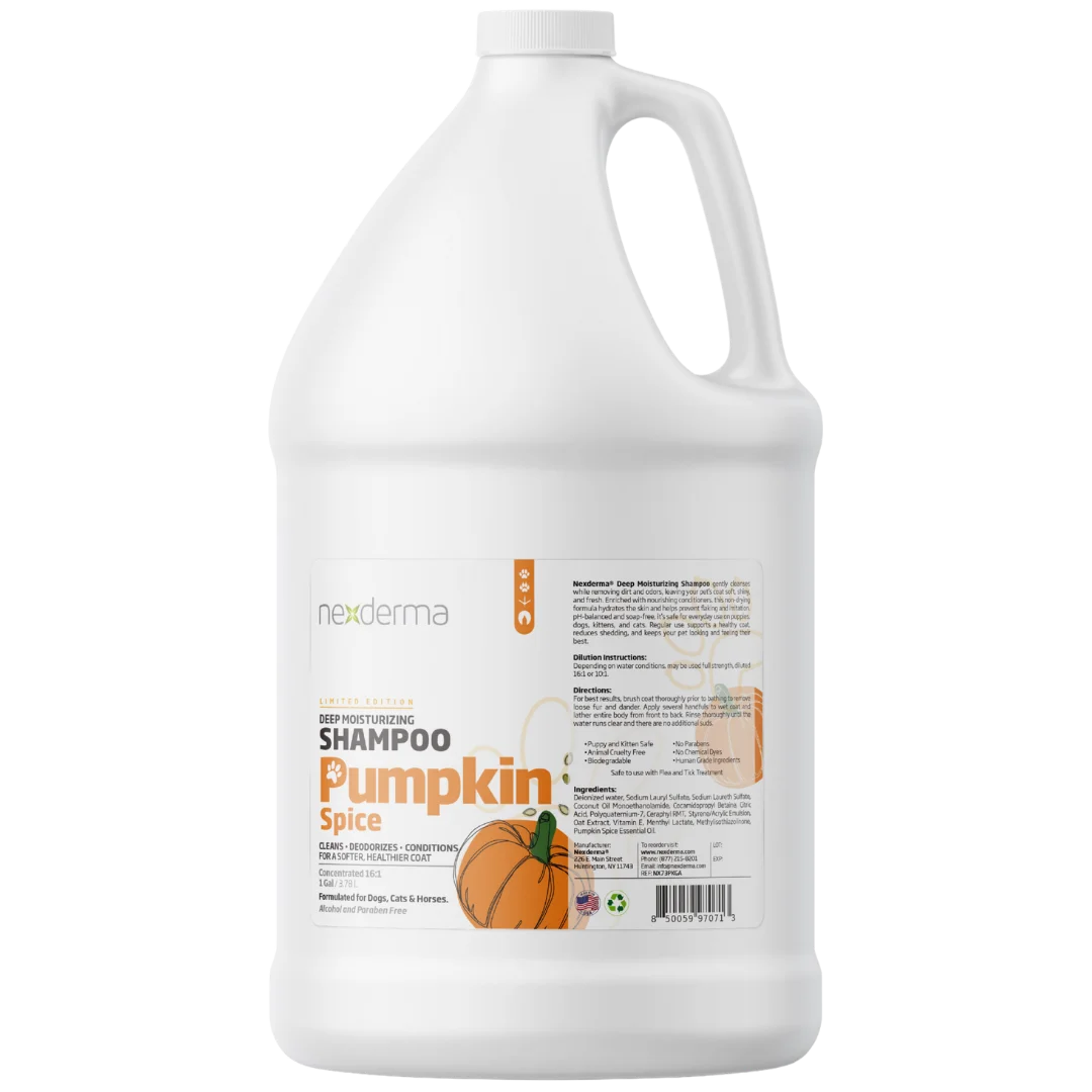 Limited Edition Pumpkin Spice Deep Moisturizing Shampoo Gallon by Nexderma