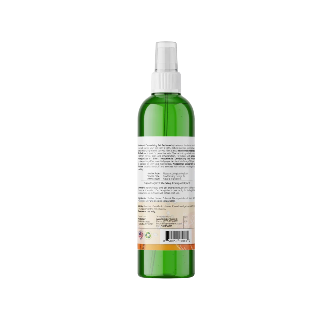 Limited Edition Pumpkin Spice Pet Perfume 8oz by Nexderma
