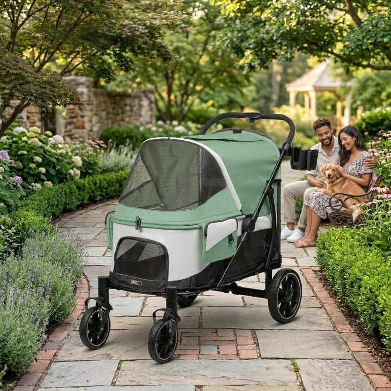Dogline Powerhouse Pet Cruiser Stroller with Access Ramp
