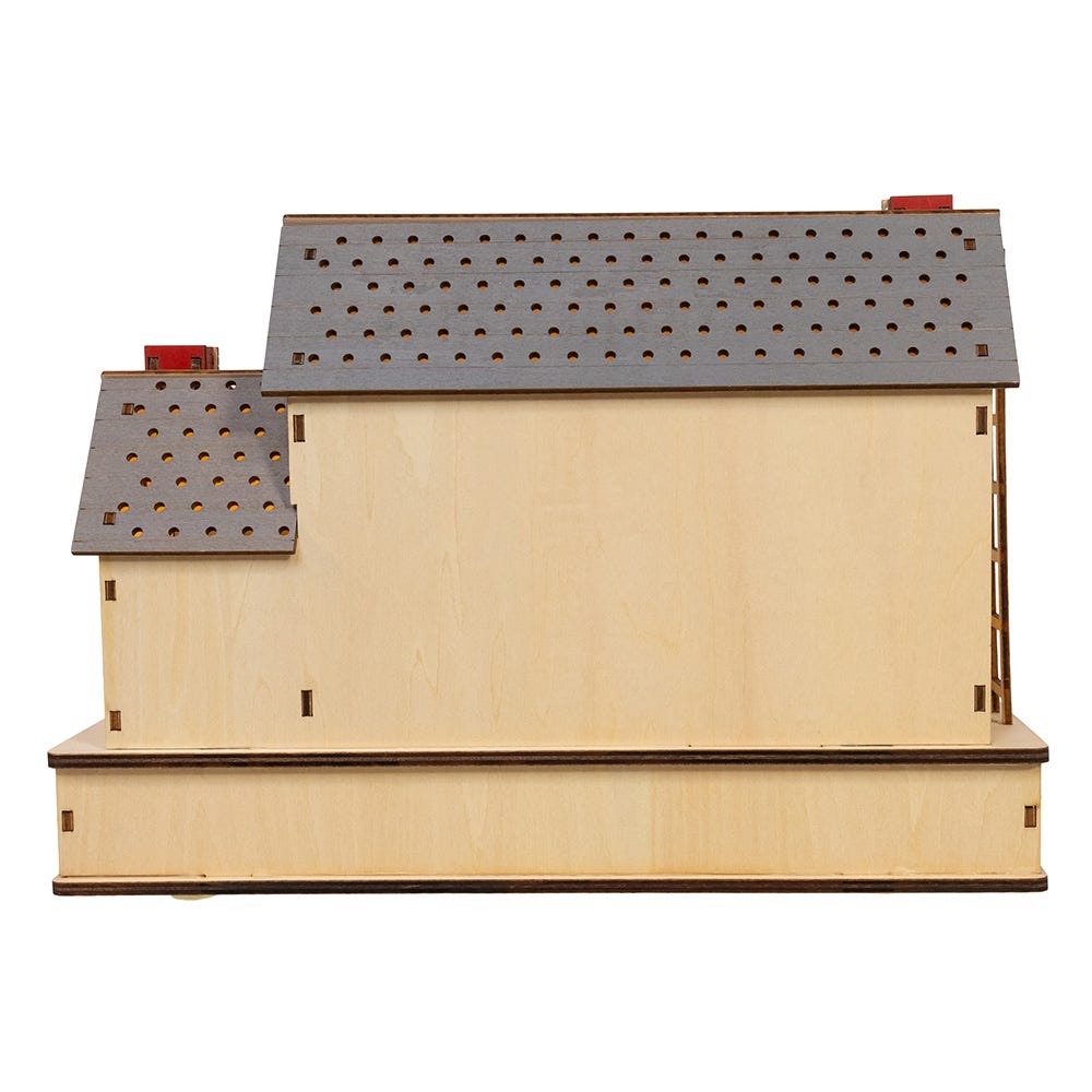 Kurt Adler 12-Inch National Lampoon-Foots Christmas Vacation Battery Operated Lighted House