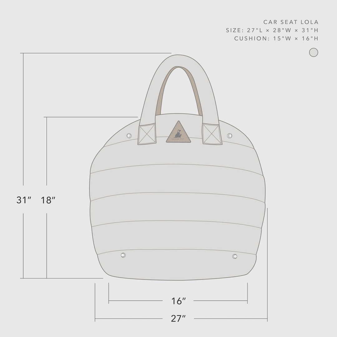 Nooee Pet Car Seat Lola - HT Animal Supply