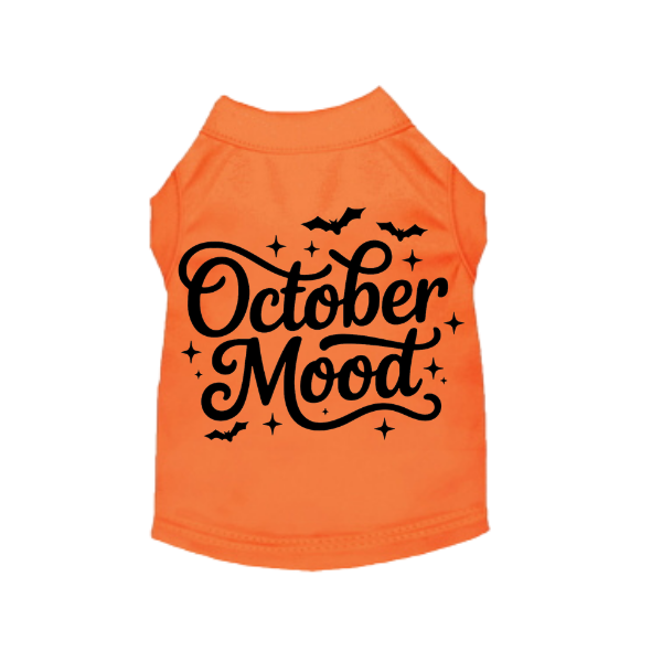October Mood Halloween Dog T-Shirt