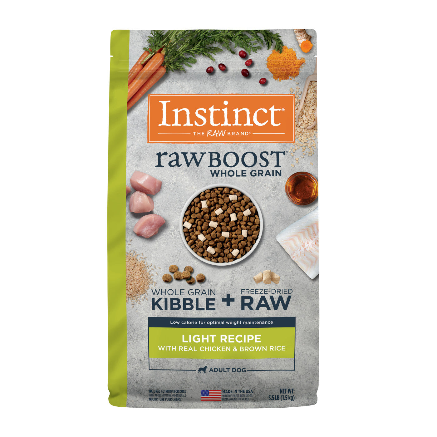 Instinct Raw Boost Whole Grain Light Chicken & Brown Rice Adult Dry Dog (3.5lb)