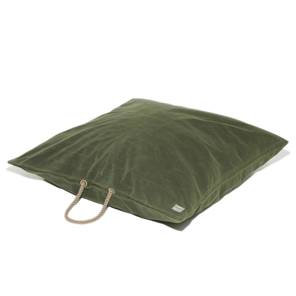 Olive Waxed Cotton Canvas Dog Bed