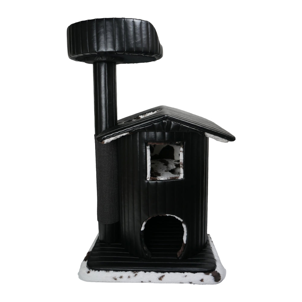 Queens Kastle Luxury Cat Tower with Cat Bed