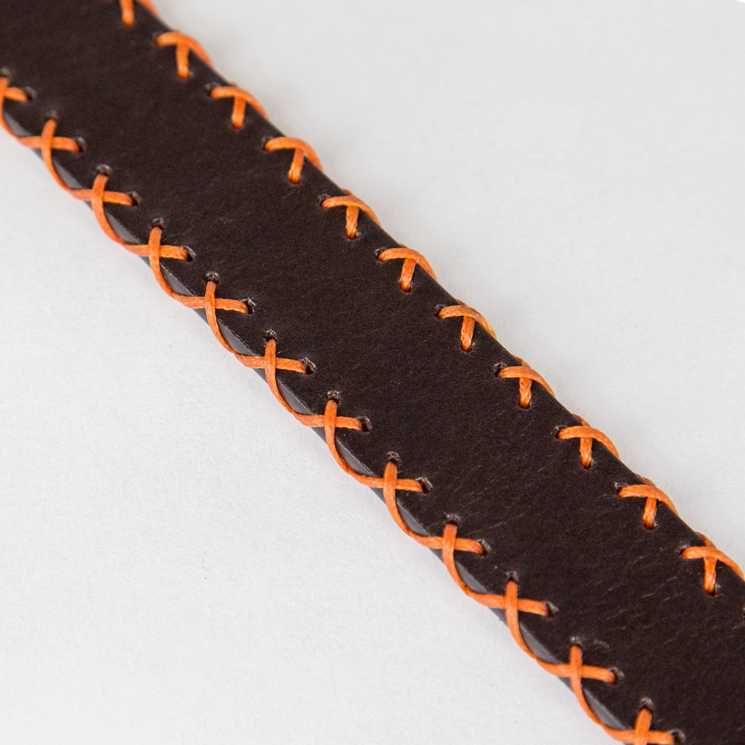 Orange Cross-Collar