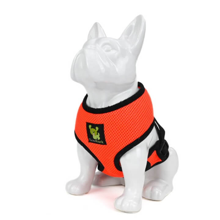 Over-the-Head Dog Harnesses - Max Comfort - 18 Colors & Patterns / Orange