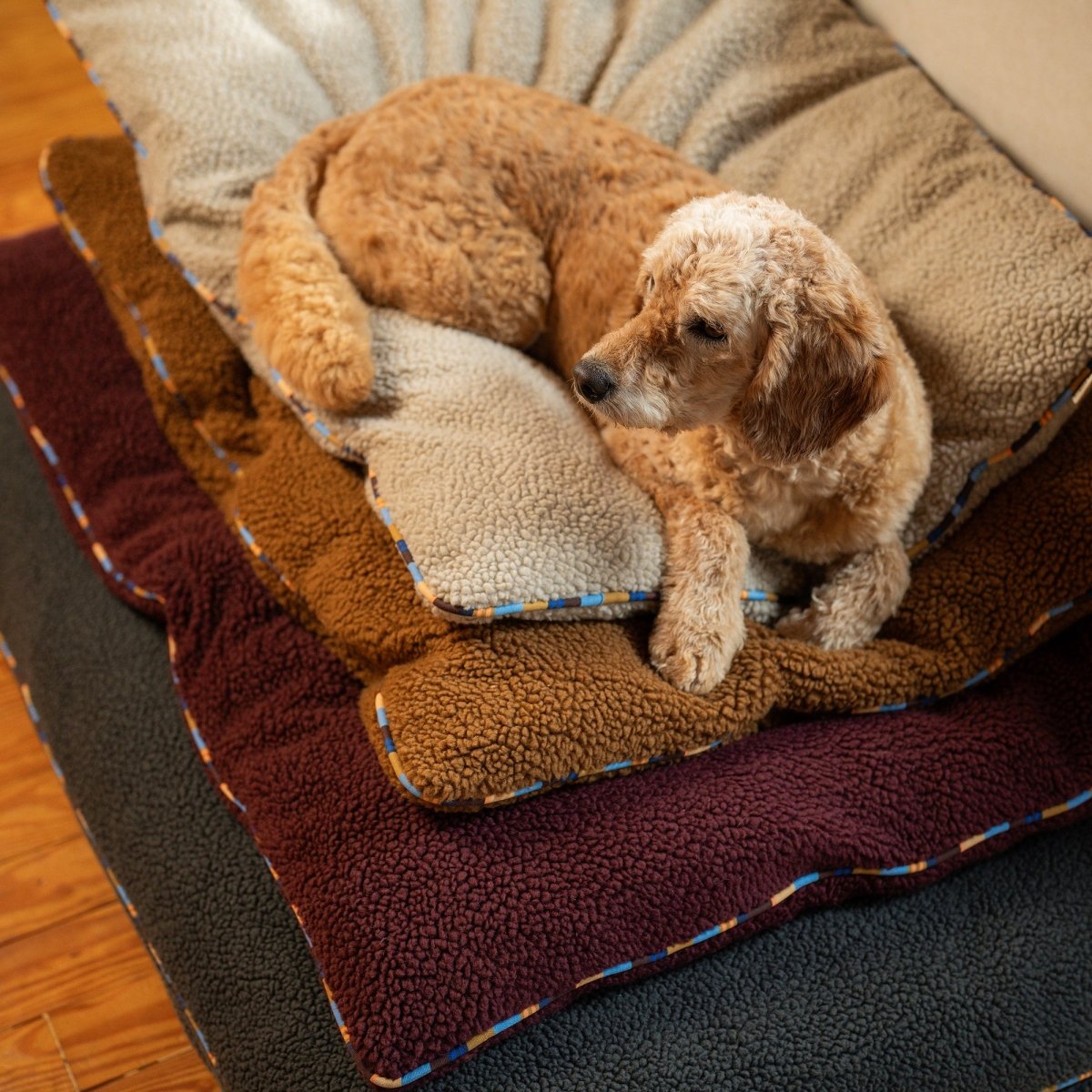 Orthopedic Foam Sherpa Pillow Bed premium pet product