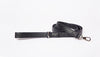 BESPOKE PAWS Dog - Large, Black Ostrich Leash