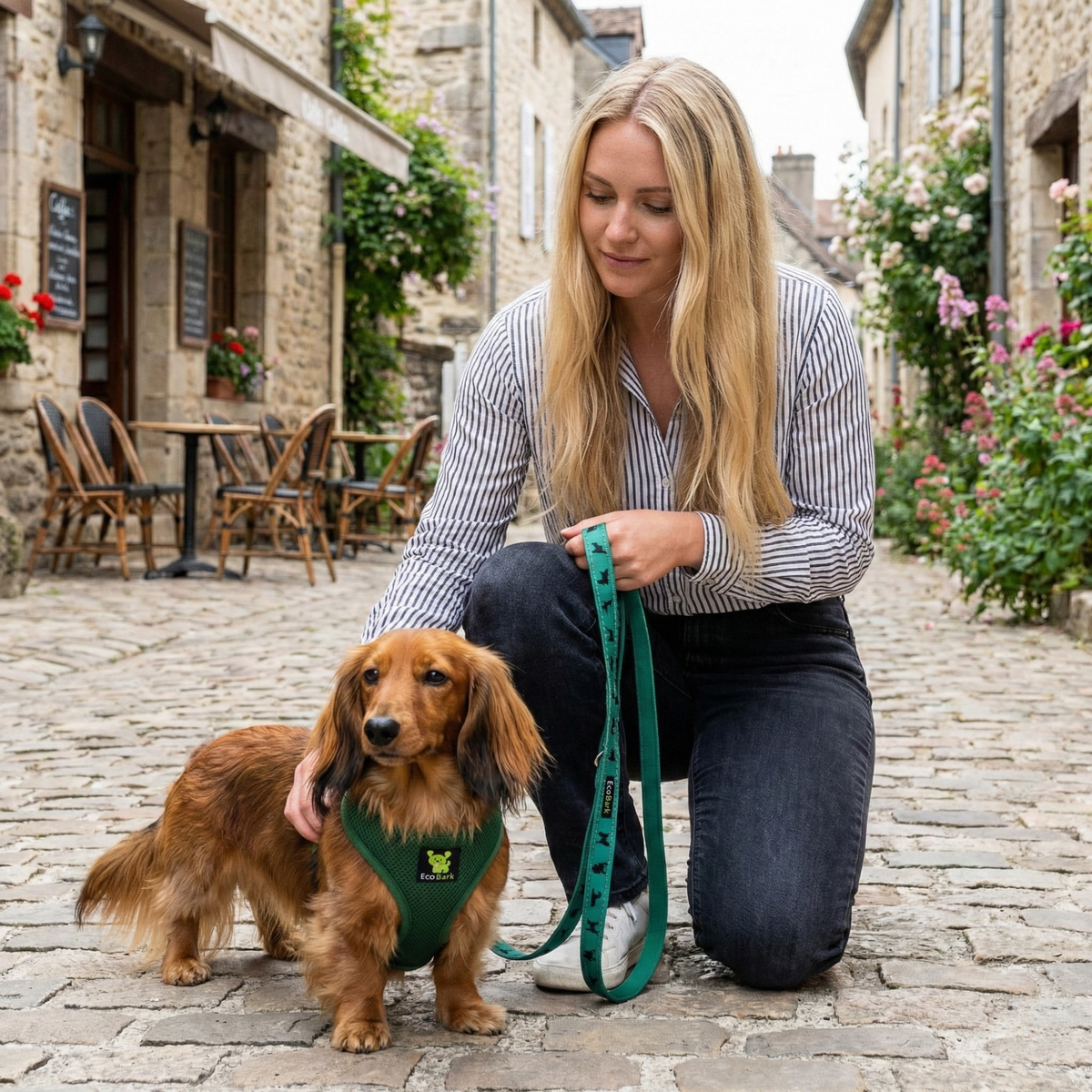 EcoBark – Forest Green Max Comfort Dog Harness