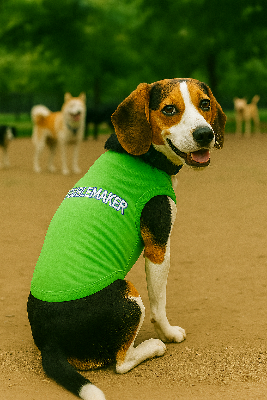 Parisian Pet Troublemaker Dog T-Shirt