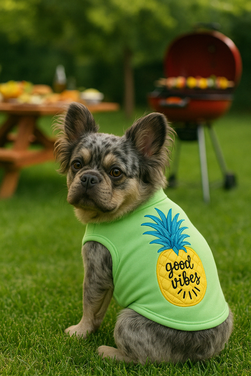 Parisian Pet Pineapple Dog Shirt  Tropical Cotton Pet T-Shirt for Dogs & Cats-Saint Patricks Day