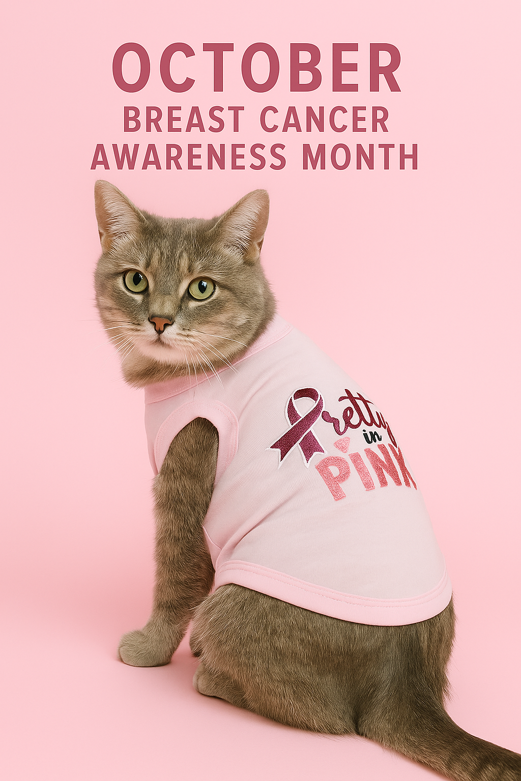 Parisian Pet Pretty in Pink Fashionable Pink Pet T-Shirt