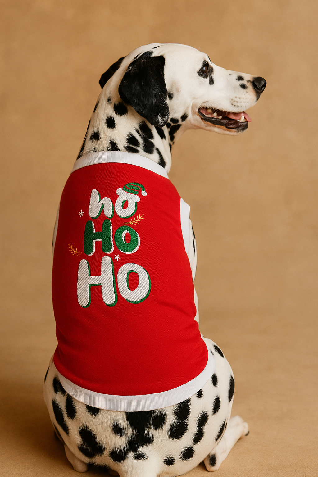 Parisian Pet Ho Ho Ho Pet Holiday Shirt-Red