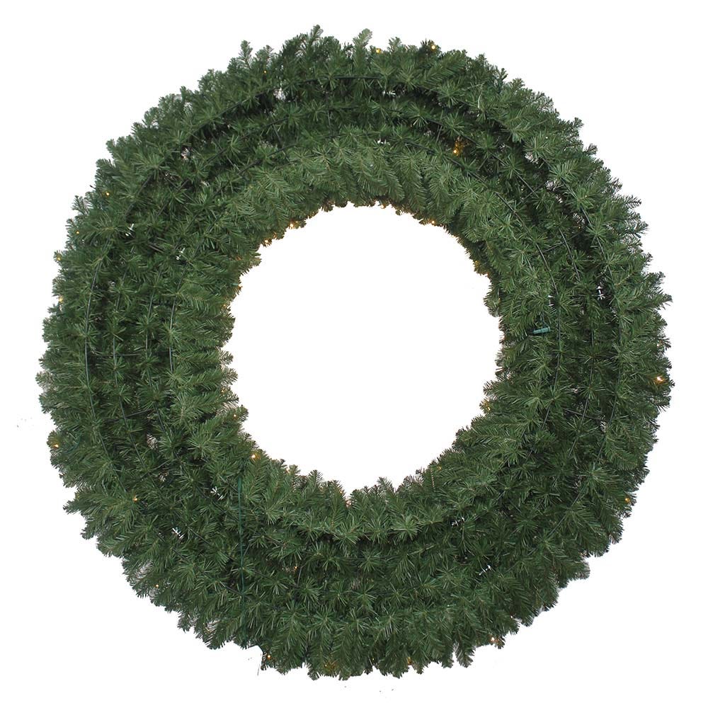 Kurt Adler 84-Inch Pre-Lit Commercial Wreath