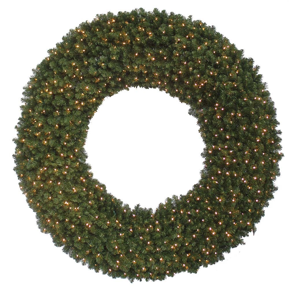 Kurt Adler 84-Inch Pre-Lit Commercial Wreath