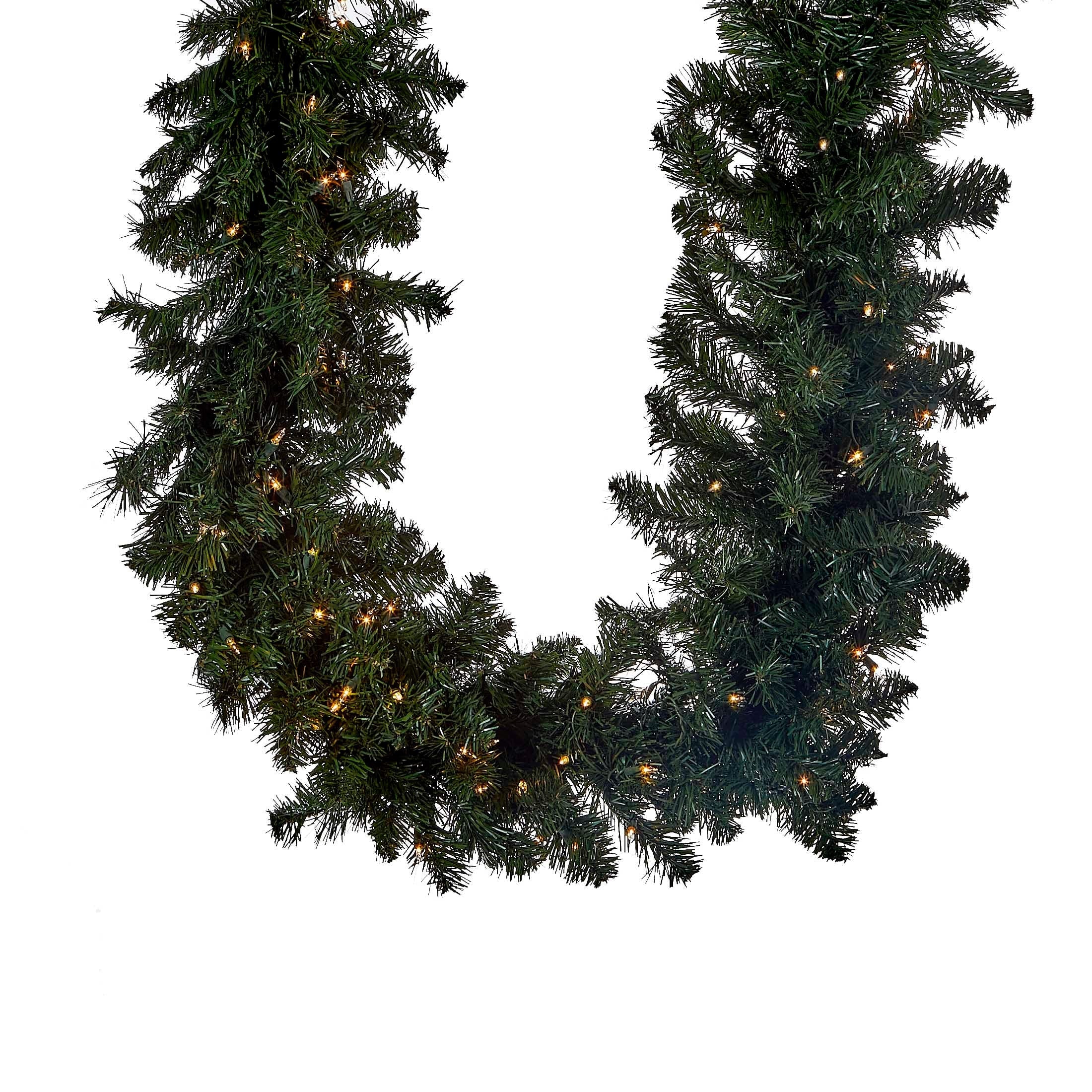 Kurt Adler 9-Foot x 14-Inch Pre-Lit Vanderbilt Garland