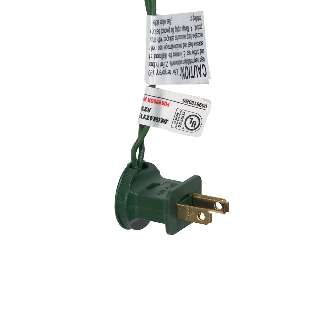 Kurt Adler 30-Inch Pre-Lit Clear Jackson Pine Wreath