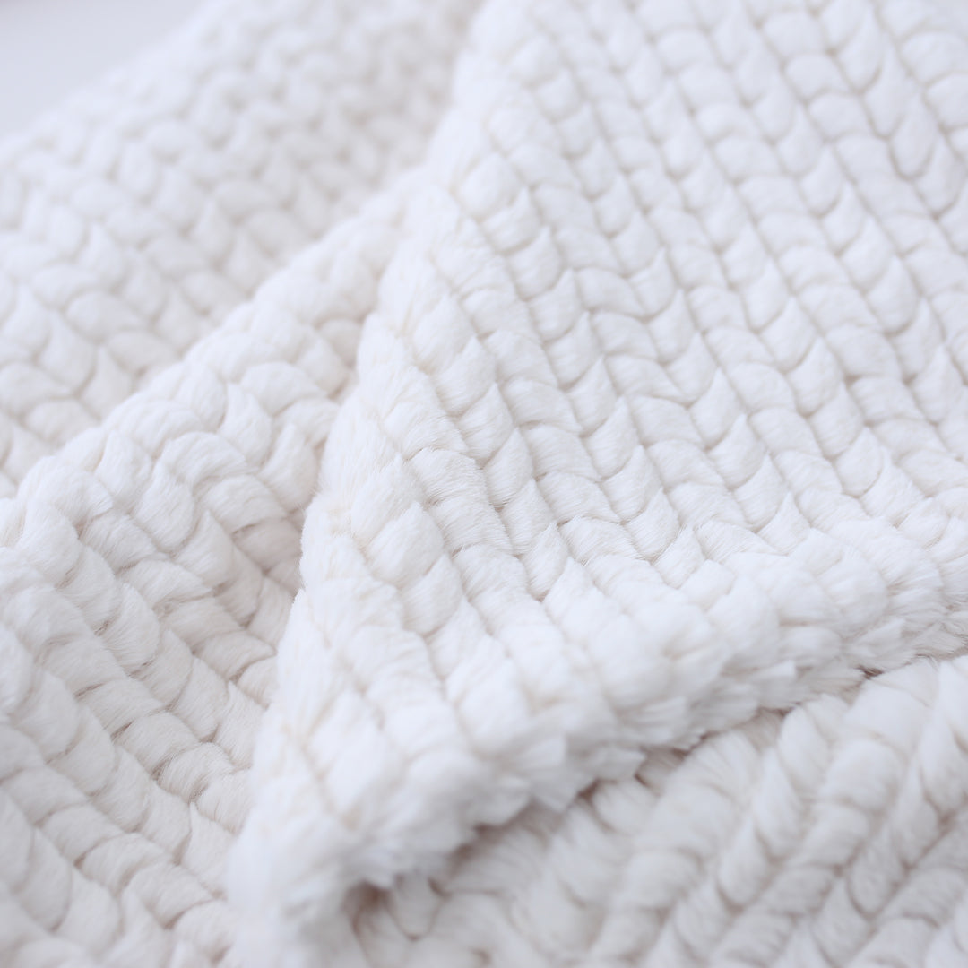 Hello Doggie Paris Ivory Dog Blanket