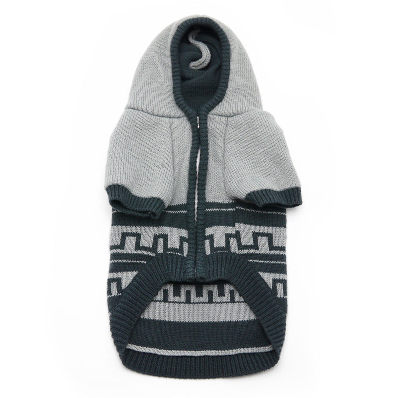 Pattern Sweater Coat