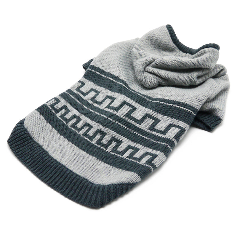 Pattern Sweater Coat