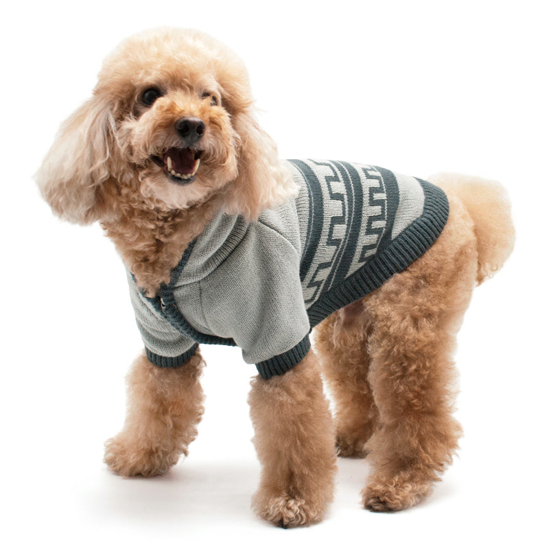 DOGO Pattern Dog Sweater Coat