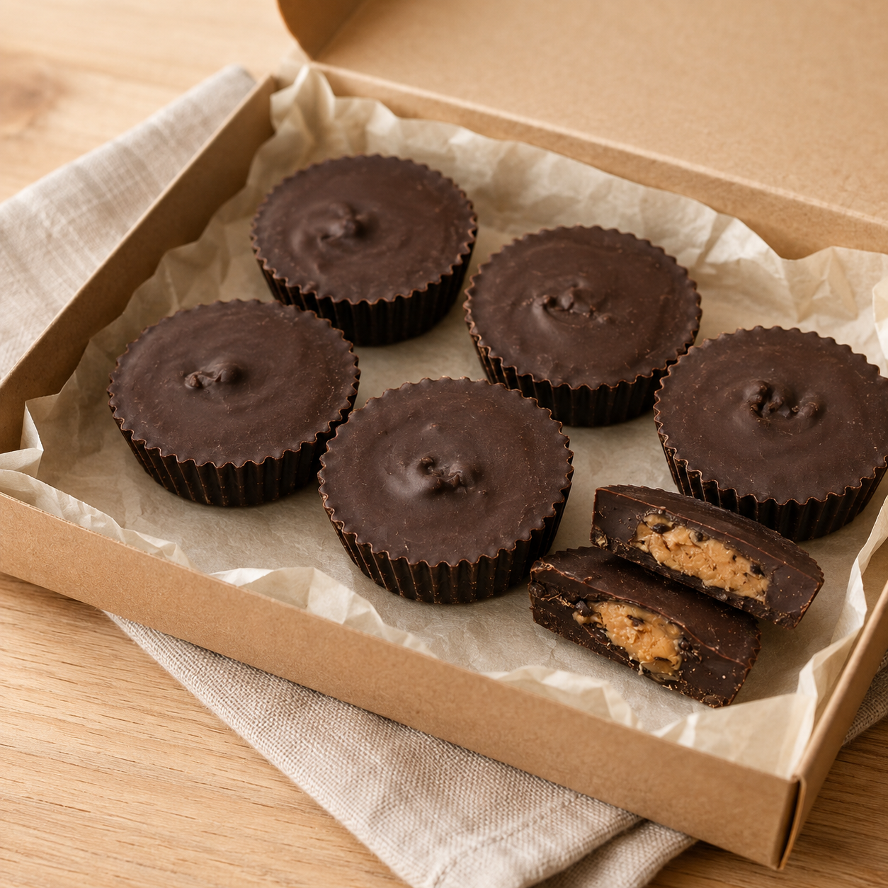 PAWsitively Organic Peanut Butter Cup Dog Treats