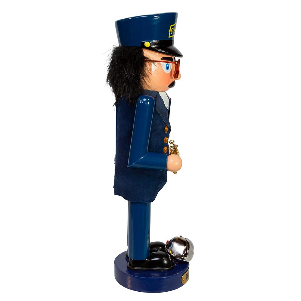 Kurt Adler 10 Inch Polar Express Conductor Nutcracker