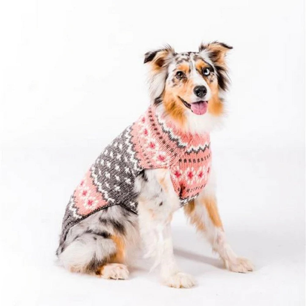 Peach Fairisle Sweater - HT Animal Supply