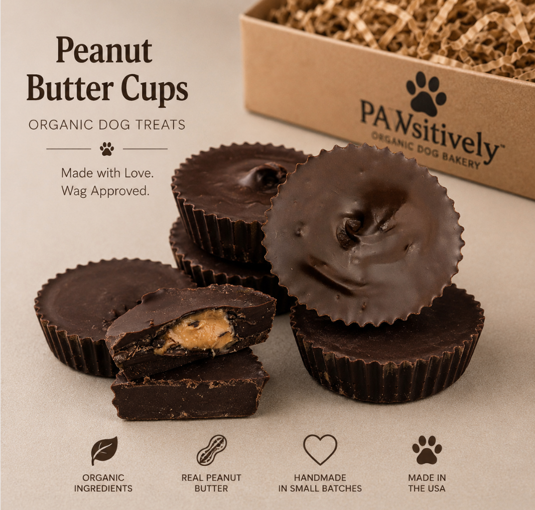 PAWsitively Organic Peanut Butter Cup Dog Treats
