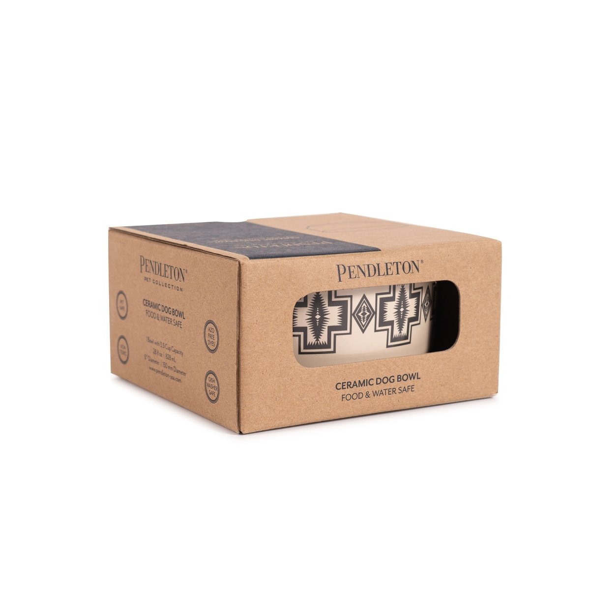 Pendleton Ceramic Food & Water Pet Bowl premium pet product