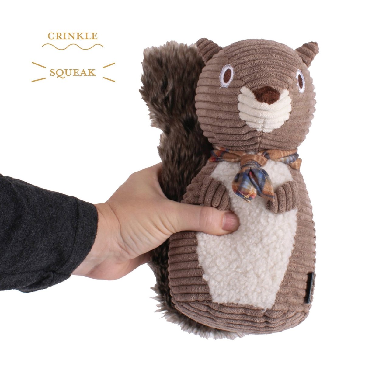 Pendleton Plush Squirrel Toy premium pet product