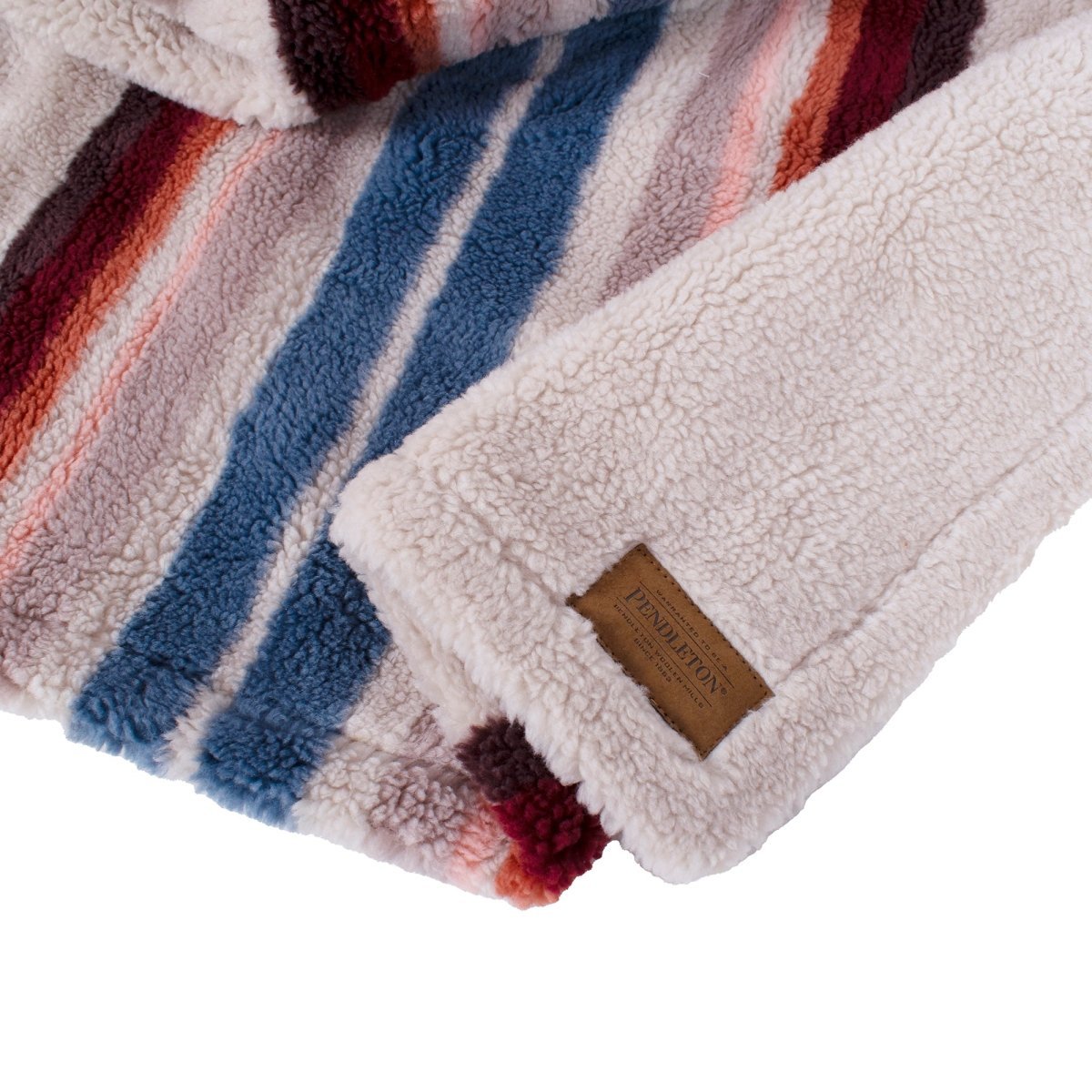 Pendleton Serape Rosewood Berber Pet Throw + Lamb Gift Set