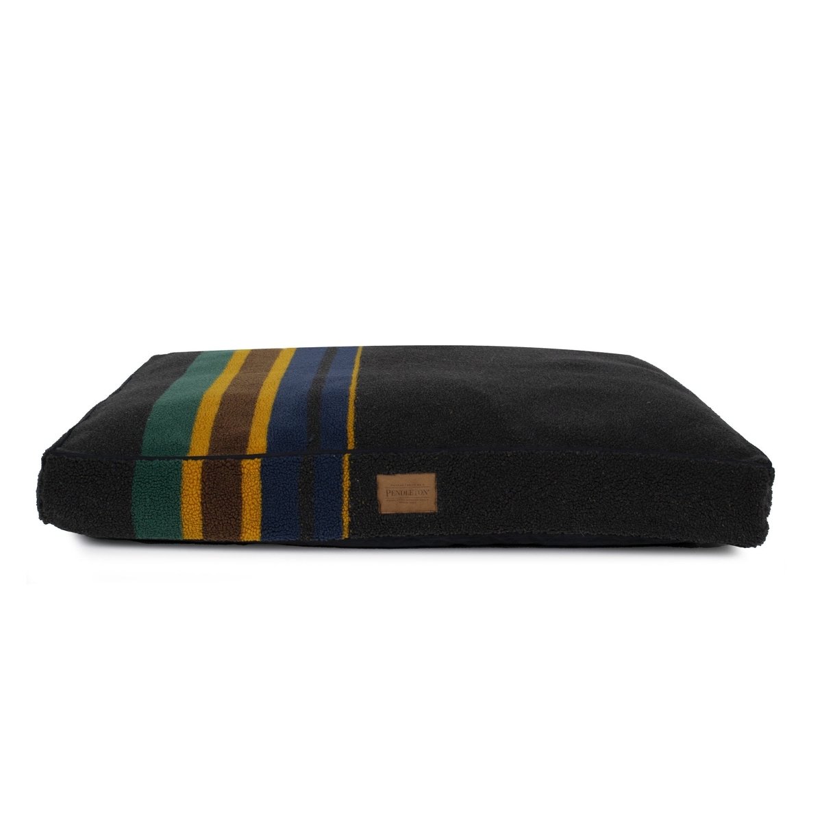 Pendleton Vintage Camp Oxford Black Pet Napper Berber Dog Bed