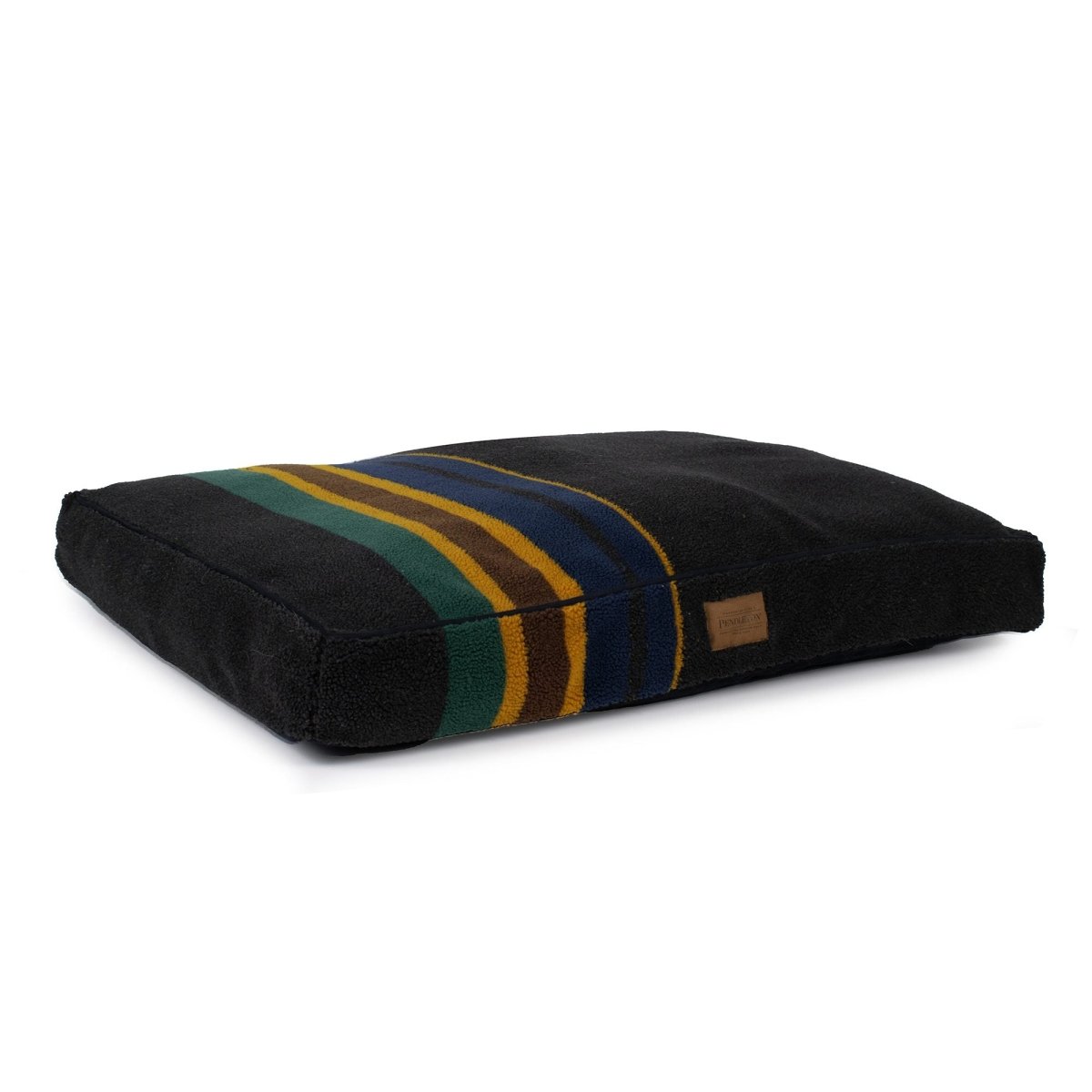 Pendleton Vintage Camp Oxford Black Pet Napper Berber Dog Bed