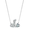Dog Love Silver Chain Necklace