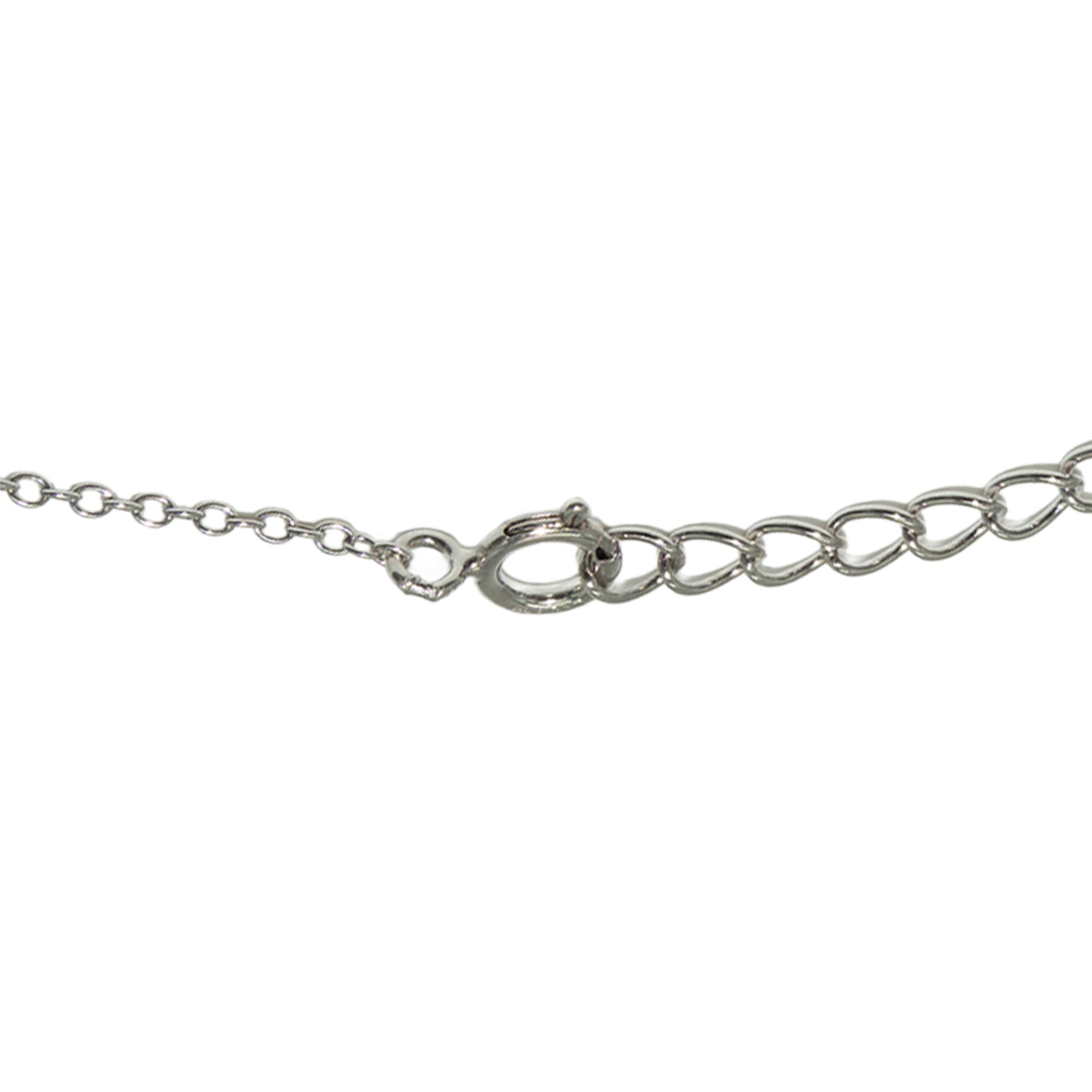 Black Cat Silver Chain Necklace | HT Animal Supply