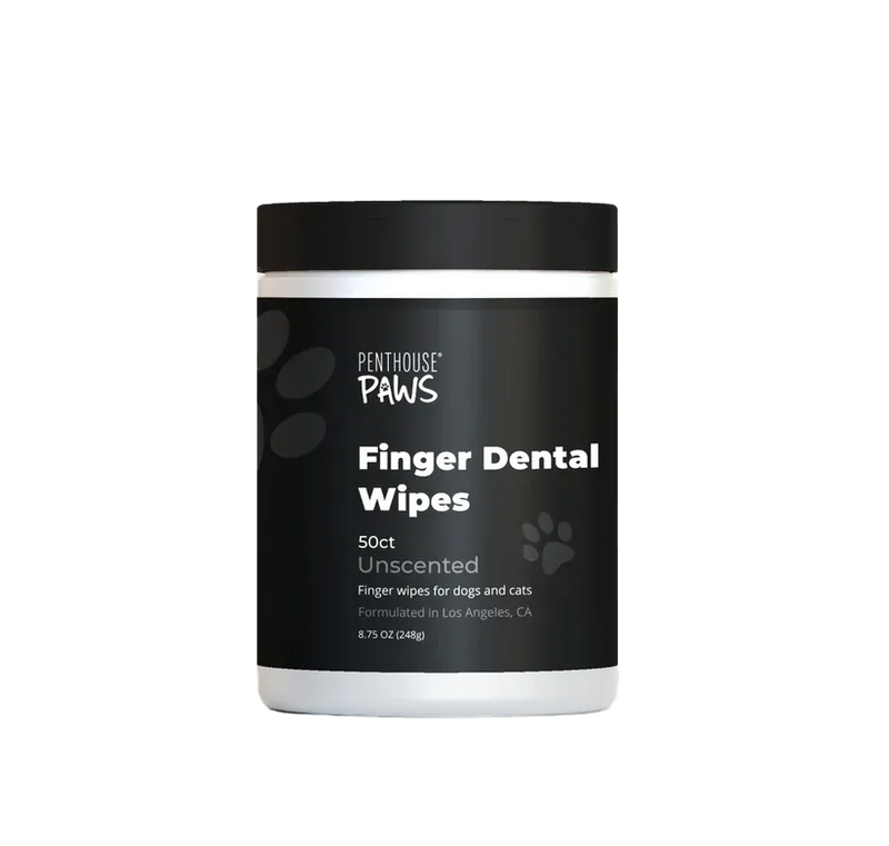 Pet Finger Dental Wipes (50 Count)