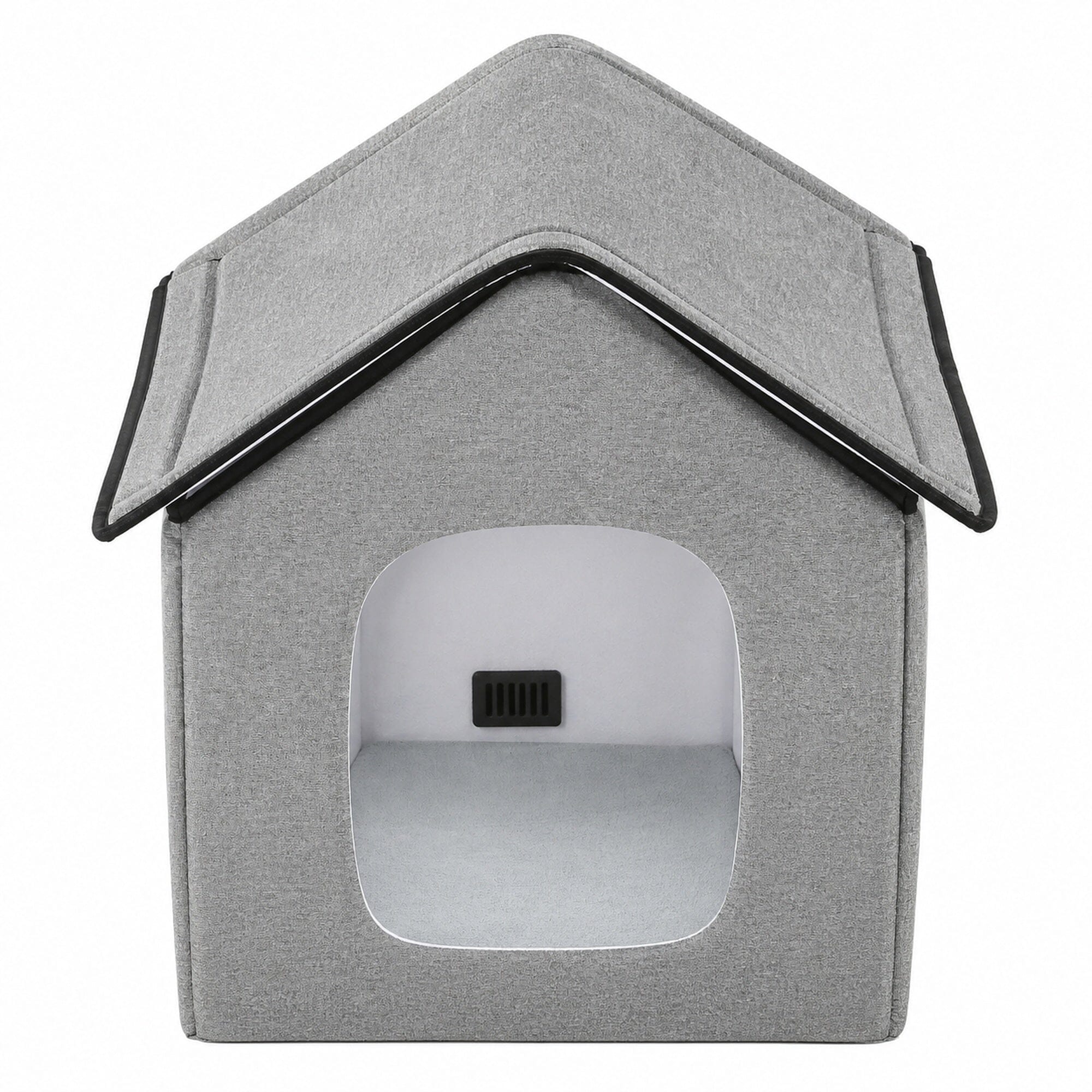 Pet Life Hush Puppy Collapsible Electronic Heating and Cooling Smart Pet House | HT Animal Supply