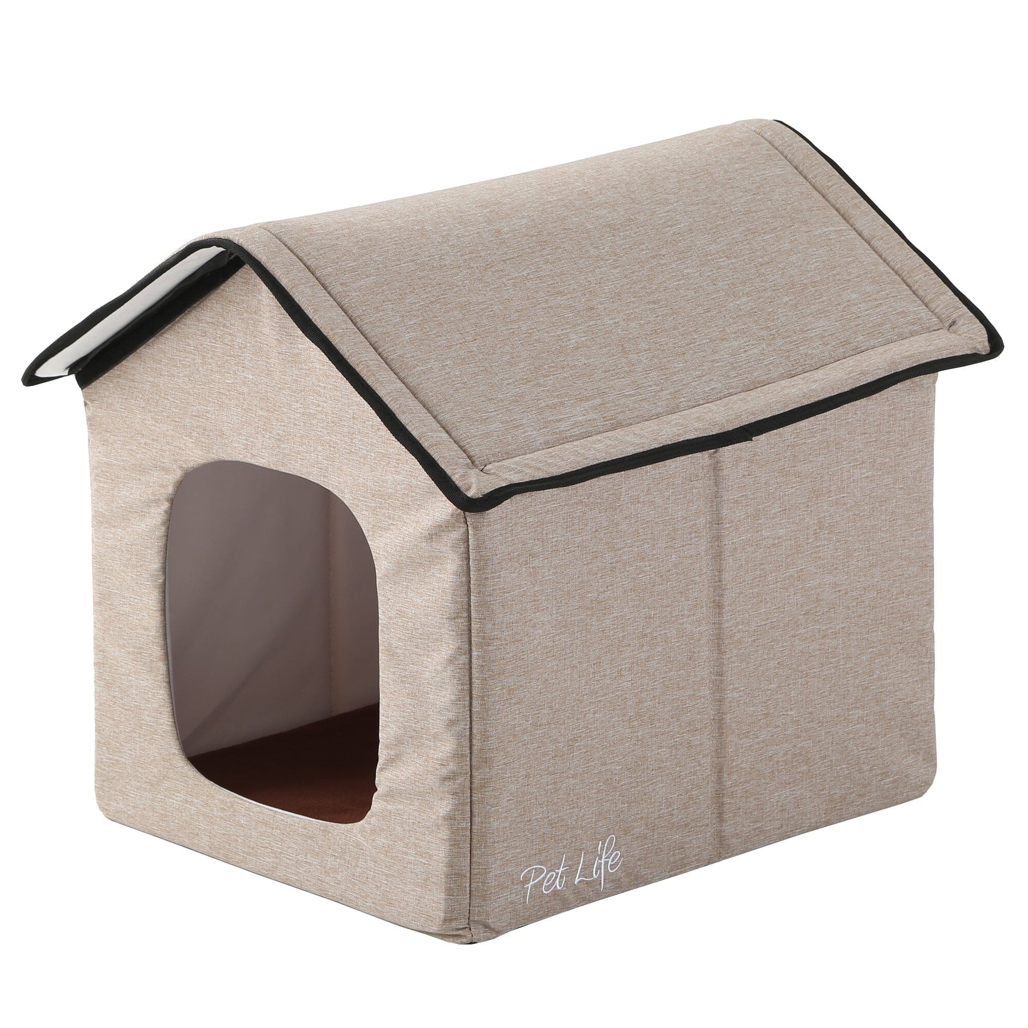 Pet Life Hush Puppy Collapsible Electronic Heating and Cooling Smart Pet House | HT Animal Supply