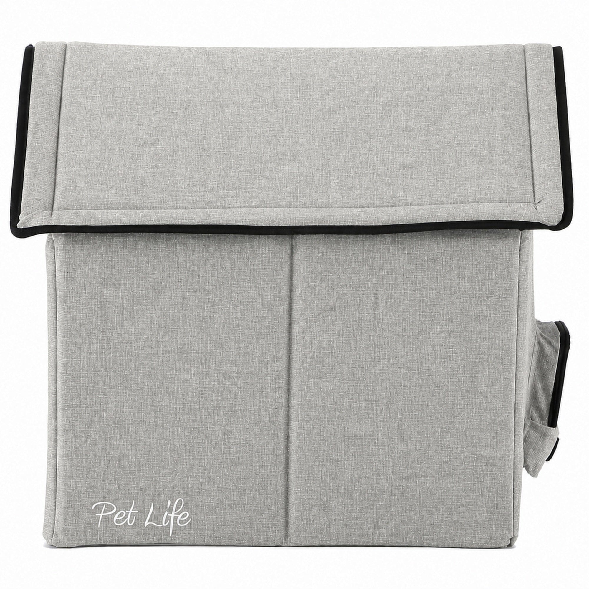 Pet Life Hush Puppy Collapsible Electronic Heating and Cooling Smart Pet House | HT Animal Supply