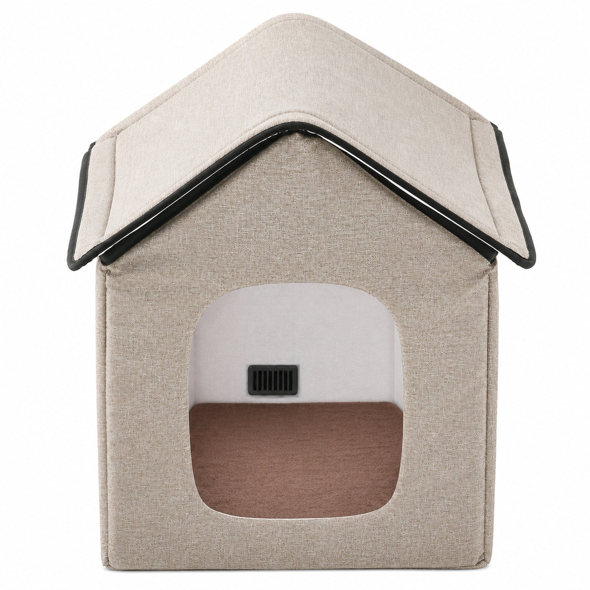 Pet Life Hush Puppy Collapsible Electronic Heating and Cooling Smart Pet House | HT Animal Supply