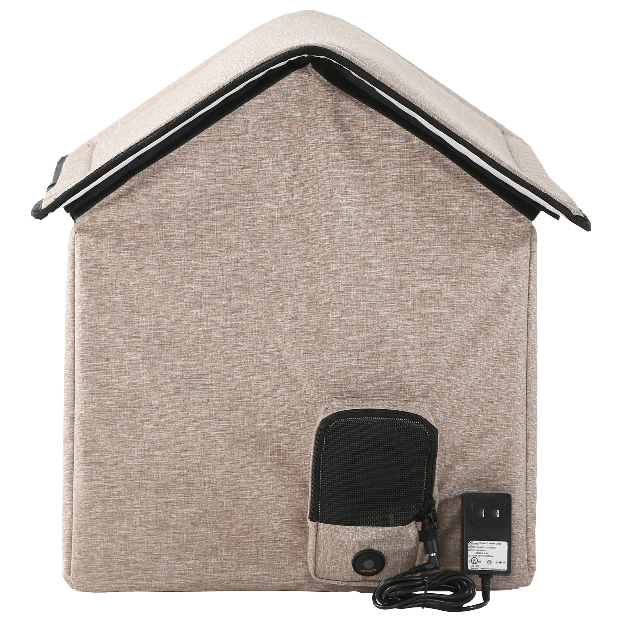 Pet Life Hush Puppy Collapsible Electronic Heating and Cooling Smart Pet House | HT Animal Supply