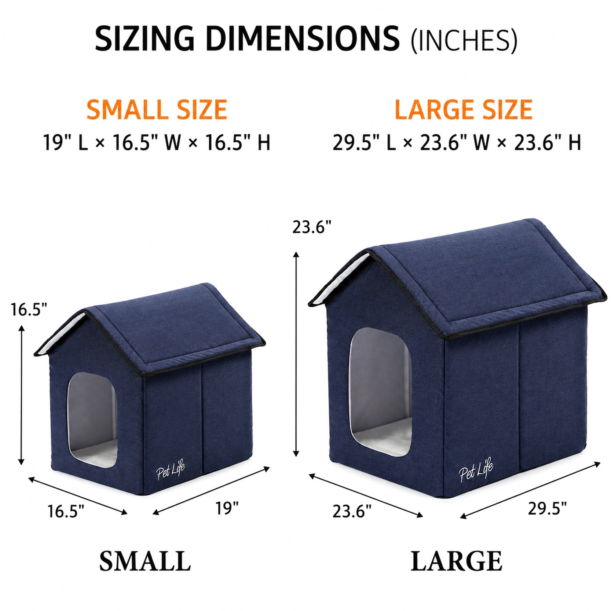 Pet Life Hush Puppy Collapsible Electronic Heating and Cooling Smart Pet House | HT Animal Supply