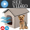 Pet Life Hush Puppy Collapsible Electronic Heating and Cooling Smart Pet House